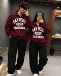 San Diego California Zip Sweatshirt - Pink